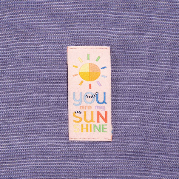 You Are My Sunshine by KATM X Brook Gossen | 6 Sew-in Labels