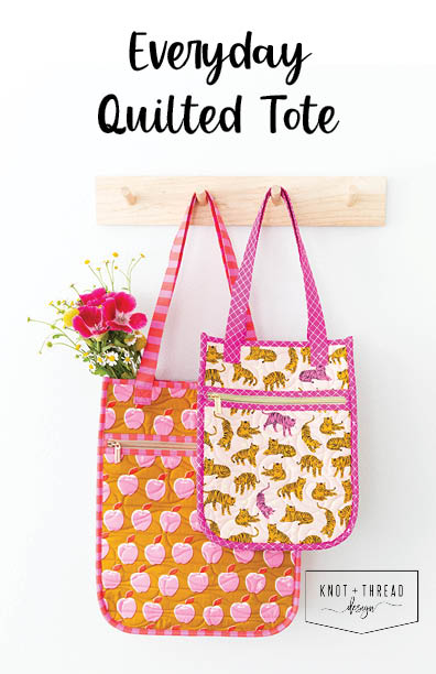 Everyday Quilted Tote (Paper Pattern)