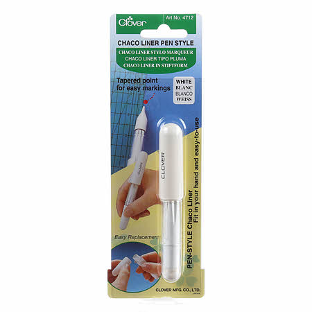 Clover Chaco Liner Pen Style (WHITE)
