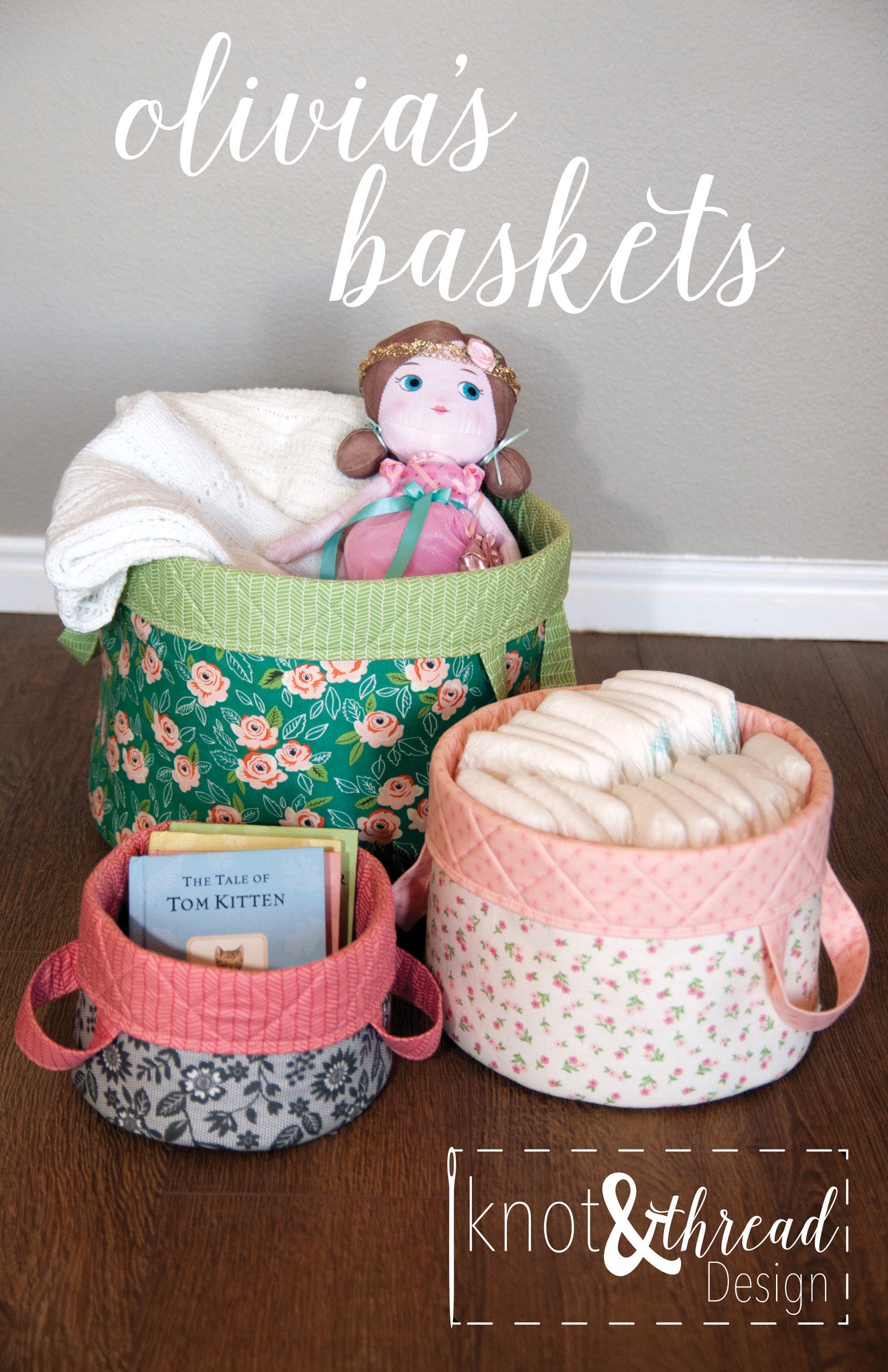 Olivia's Baskets (Paper Pattern)